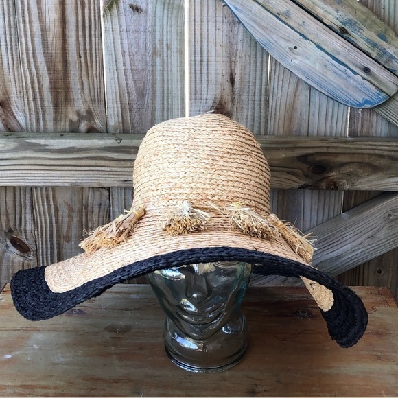 Love Kate Mexicoma Raffia Straw Hat with Tassles UPF 50 Size M main image 5